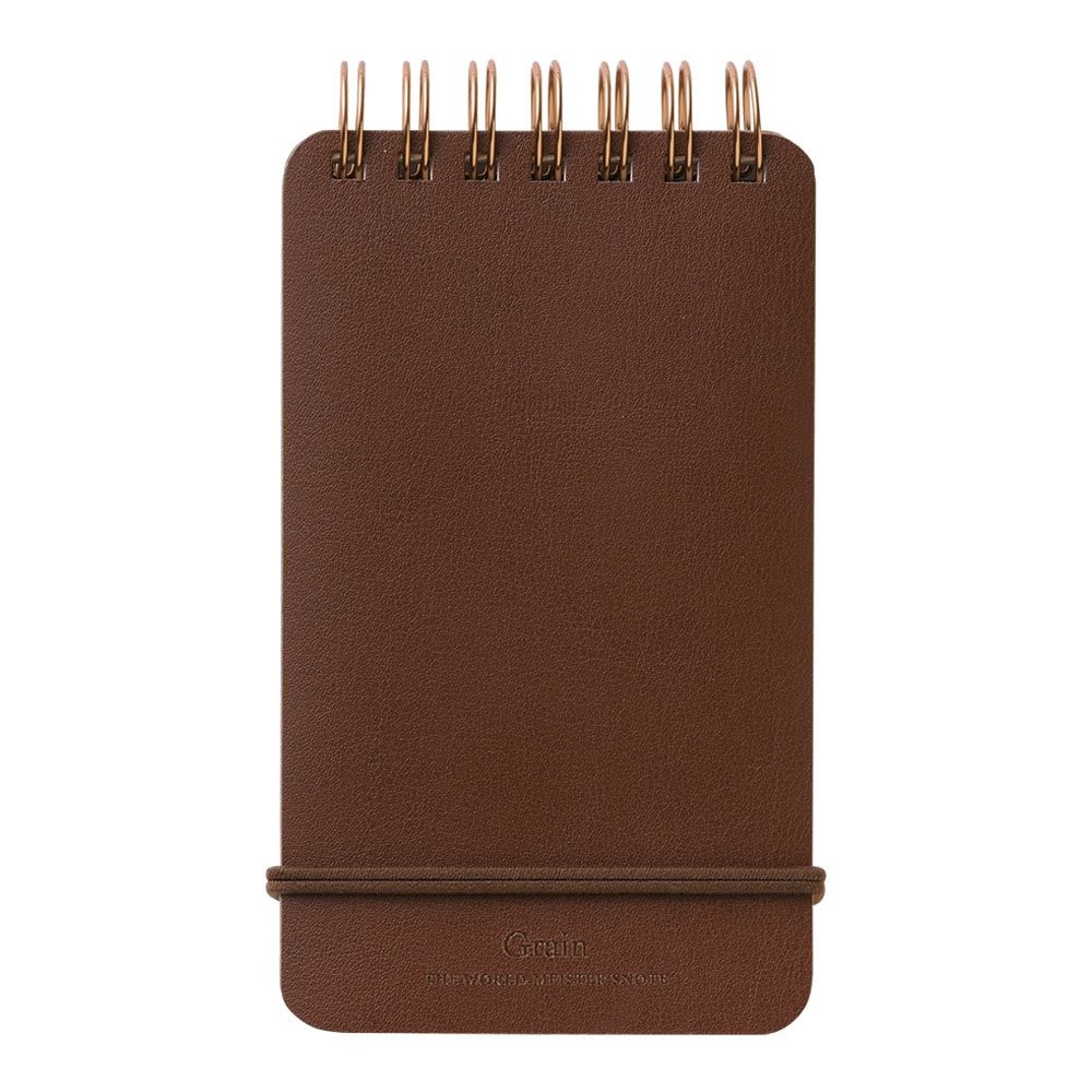 Midori 11799006 – Recycled Leather Notebook, Brown