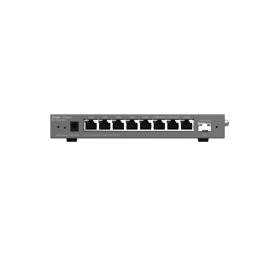 Reyee Cloud Managed SFP Router 8x Gbit 1x Router 1 Gbps RG-EG209GS