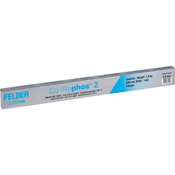 Felder 333120501  Cu-Rophos 2 Stagno per saldatura Barra, senza piombo CuP 279 1