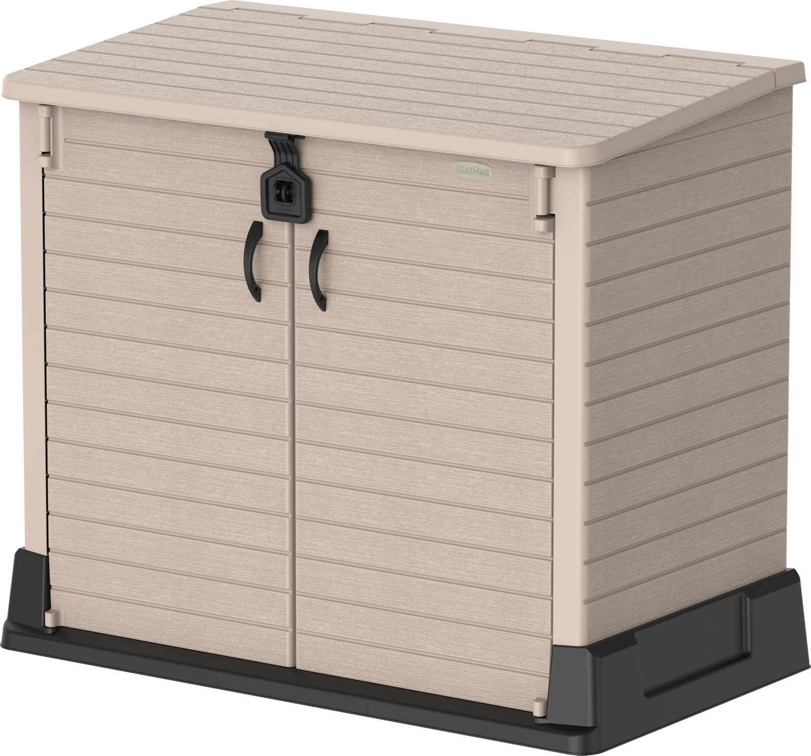Duramax StoreAway 850L Plastic Garden Shed, Outdoor Storage Shed, Wheelie (X7L)