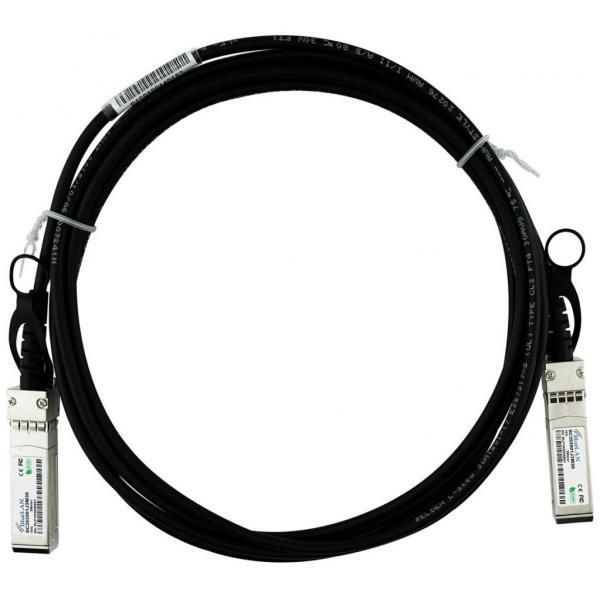 BlueOptics MA-CBL-TA-5M-BL cavo InfiniBand SFP+ Nero, Argento