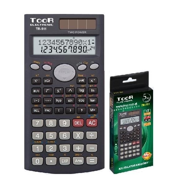 Calcolatrice scientifica 10+2 posizioni TR-511 TOOR