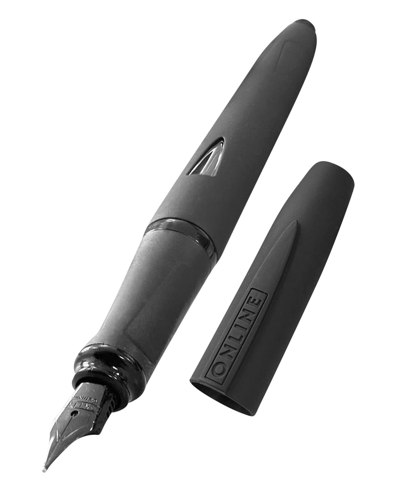 ONLINE Fountain pen Switch Expert Black, ink cartridge fountain pen & touch pen,