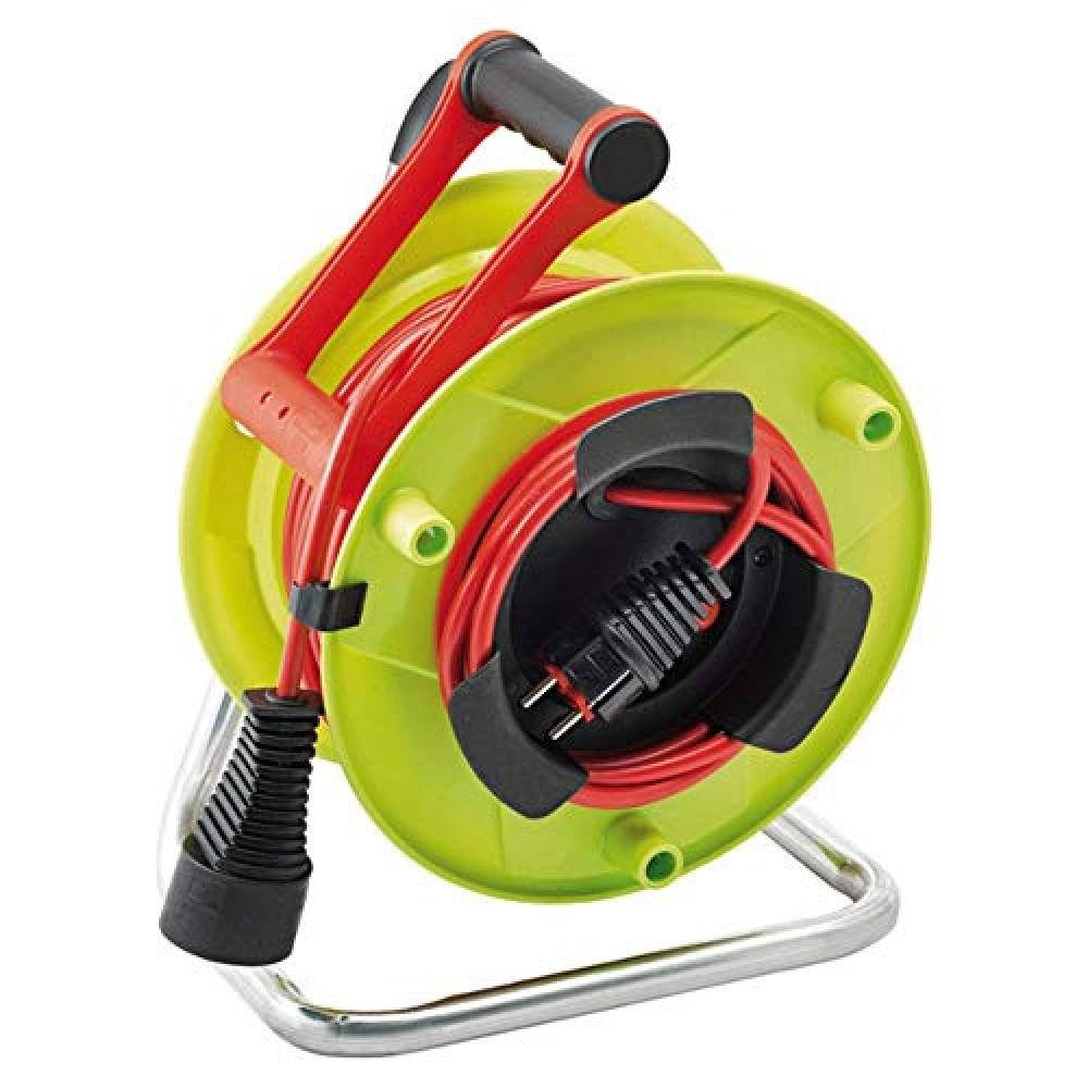 Brennenstuhl 1139921 - Avvolgicavo elettrico standard SM1-RB, 30 m, H05VV-F 3G1,
