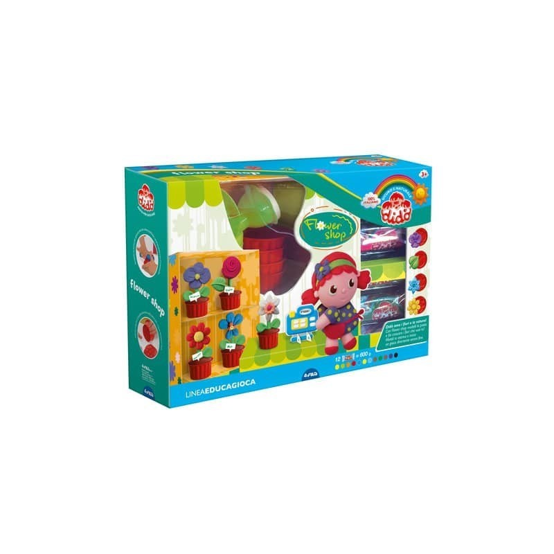 Pasta modellabile in gioco creativo Didò Flower Shop - 600 g - F350400