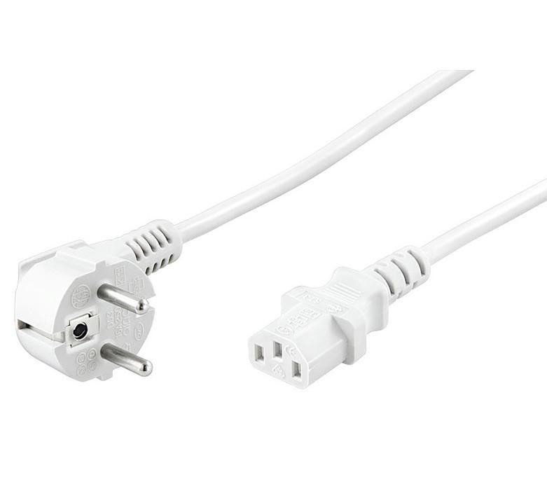 Microconnect PE010418W cavo di alimentazione Bianco 1,8 m Accoppiatore C13 (Powe