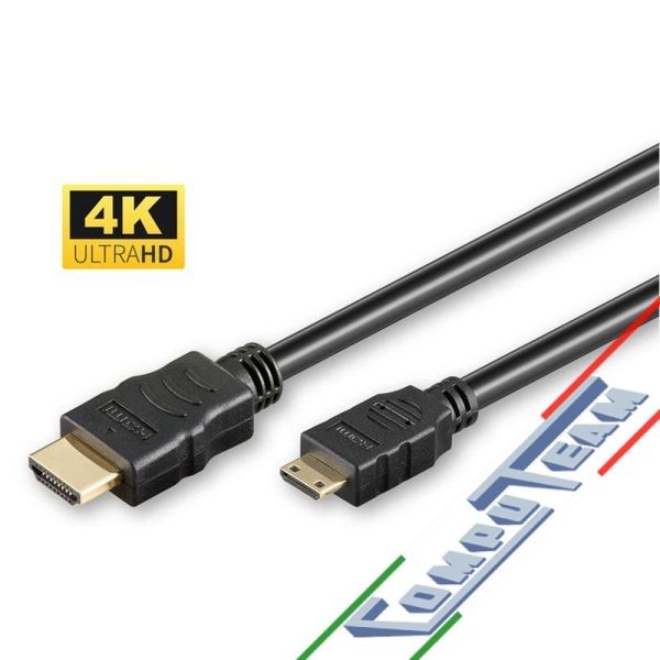 Cavo HDMI A a Mini HDMI C 1m MicroConnect 4K 30Hz HDR ARC Ethernet