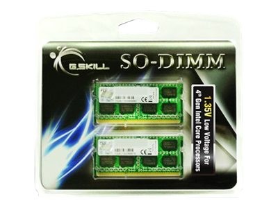 G.Skill 8GB DDR3-1600 8 GB 2 x 4 GB DDR3 1600 MHz 204-pin F3-1600C11D-8GSL