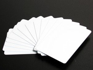 Evolis Classic Blank Cards Karten 30 mil white 100 Karte n Packung con C4001
