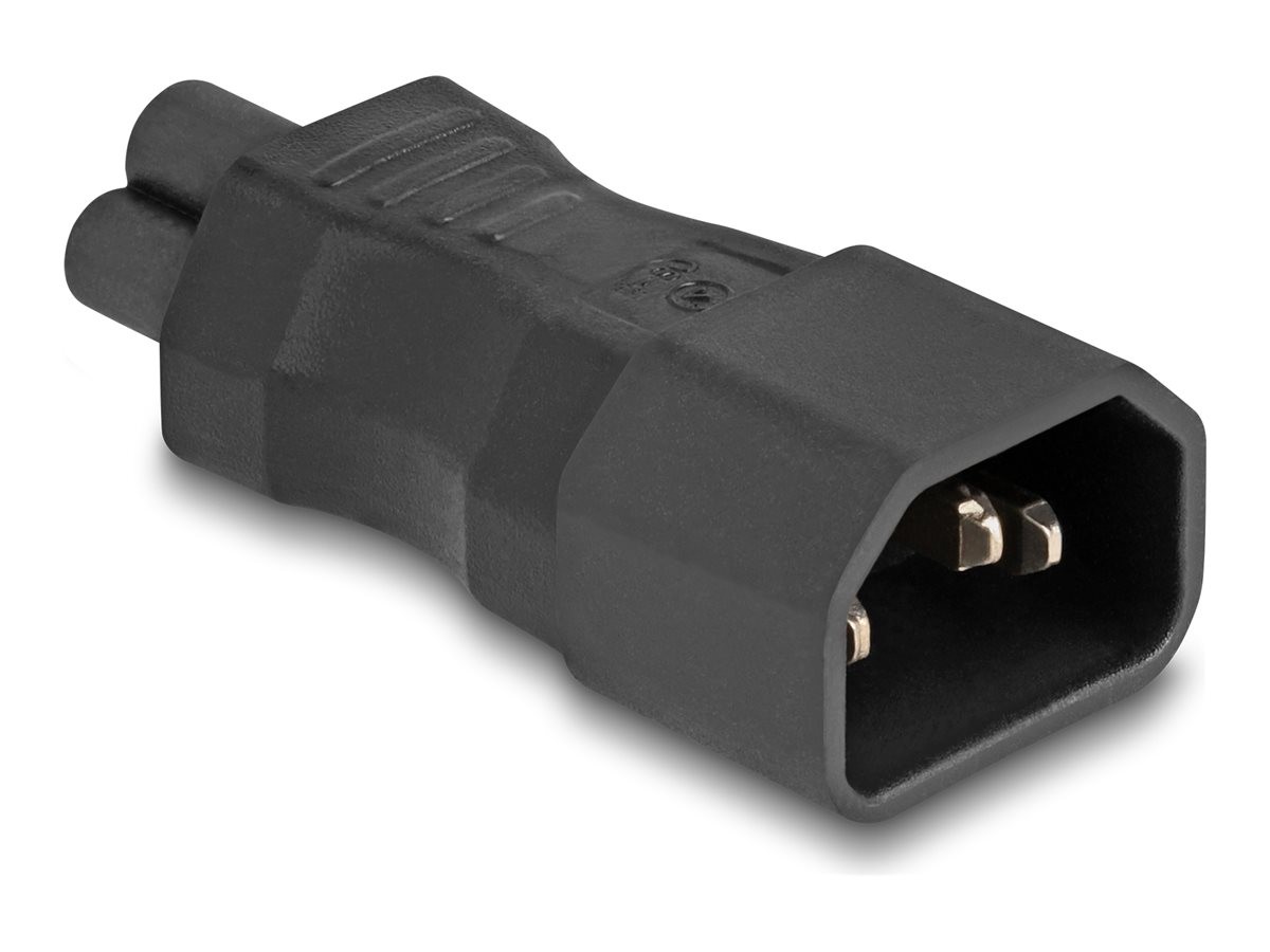 Delock Netzadapter IEC 60320 C14 auf C5 Stecker Buchse Adattatore 80468