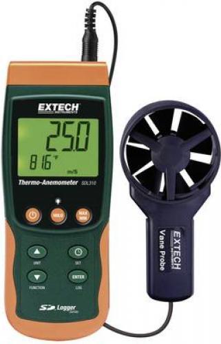 3502339 Extech EXTECH SDL310 Flügelrad-Anemometer mit Temperaturmessfunktion und