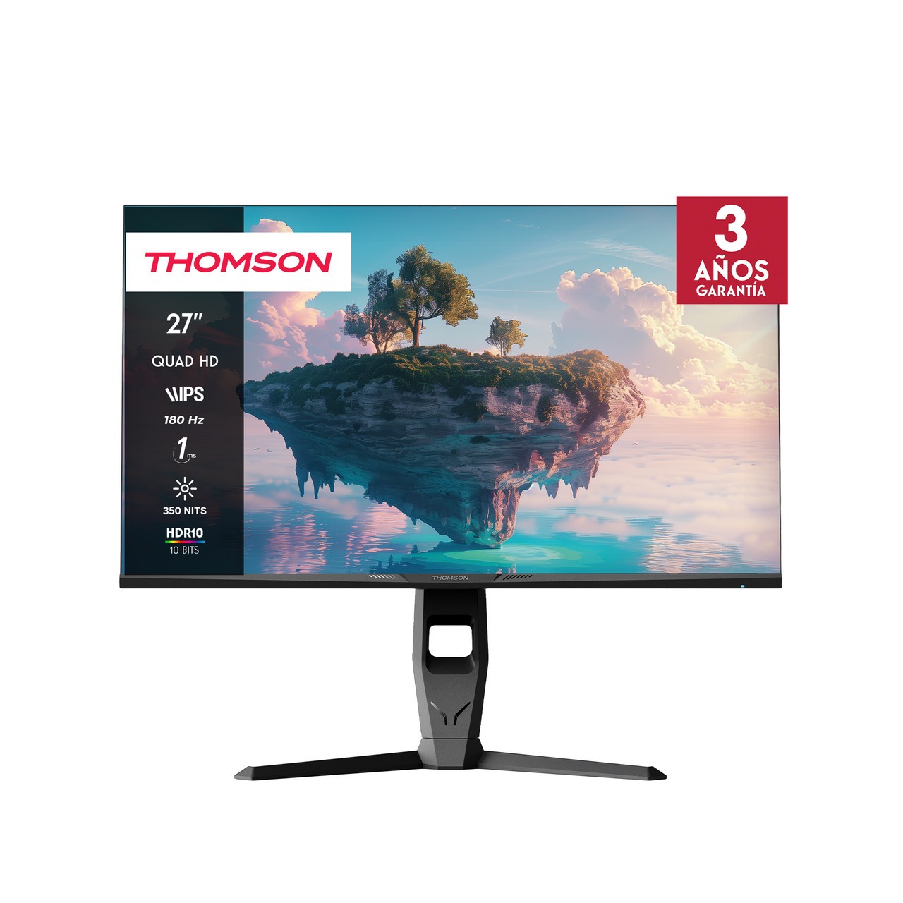 Thomson M27QG5Y14 Monitor PC 68,6 cm (27") 2560 x 1440 Pixel Quad HD LED Grigio