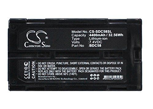 TECHTEK batterie compatibile con [Sokkia] CX, CX Total Stations, CX-101, (I3Z)
