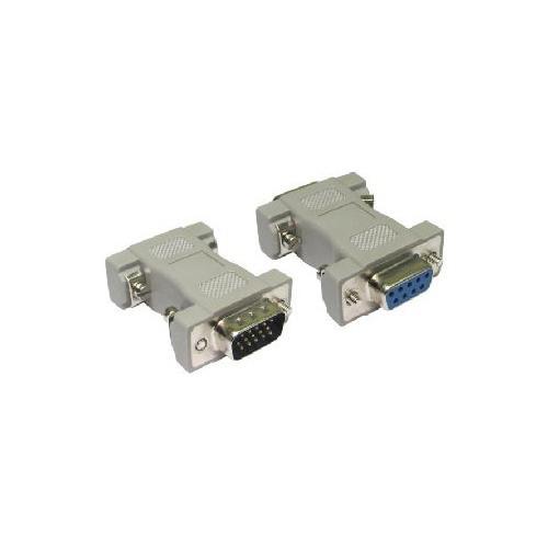 GI1960 VGA a 15 pin maschio a VGA 9 Pin femmina Adattatore convertitore