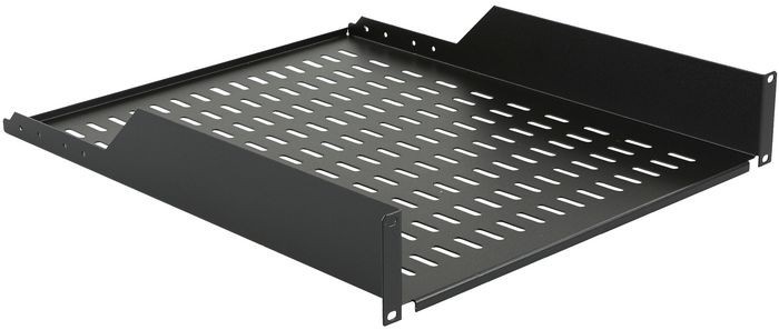 RAS215BL Lanview by Logon 2U 19" D550mm RACK MOUNT SHELF BLACK RAS215BL