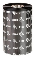Zebra 2100 Wax 450 m 11 cm Nero Cera 2,5 cm Ricarica Nastro Nero 02100BK11045