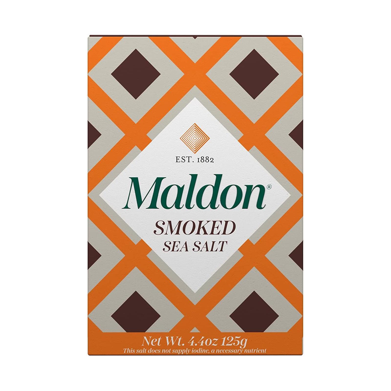 Fiocchi di Sale Marino Affumicato Maldon Smoked Sea Salt Pacco da 125 g Inglese