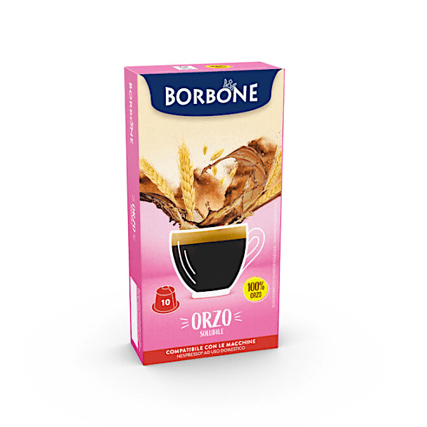 Caffè d'orzo, Capsule compatibili Nespresso, Caffè Borbone, 10 pezzi