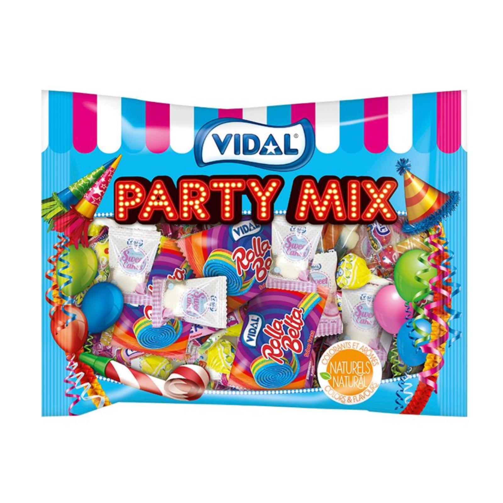 Caramelle Gommose Party Mix - Vidal Caramelle e Gomme Assortite Busta da 450 g