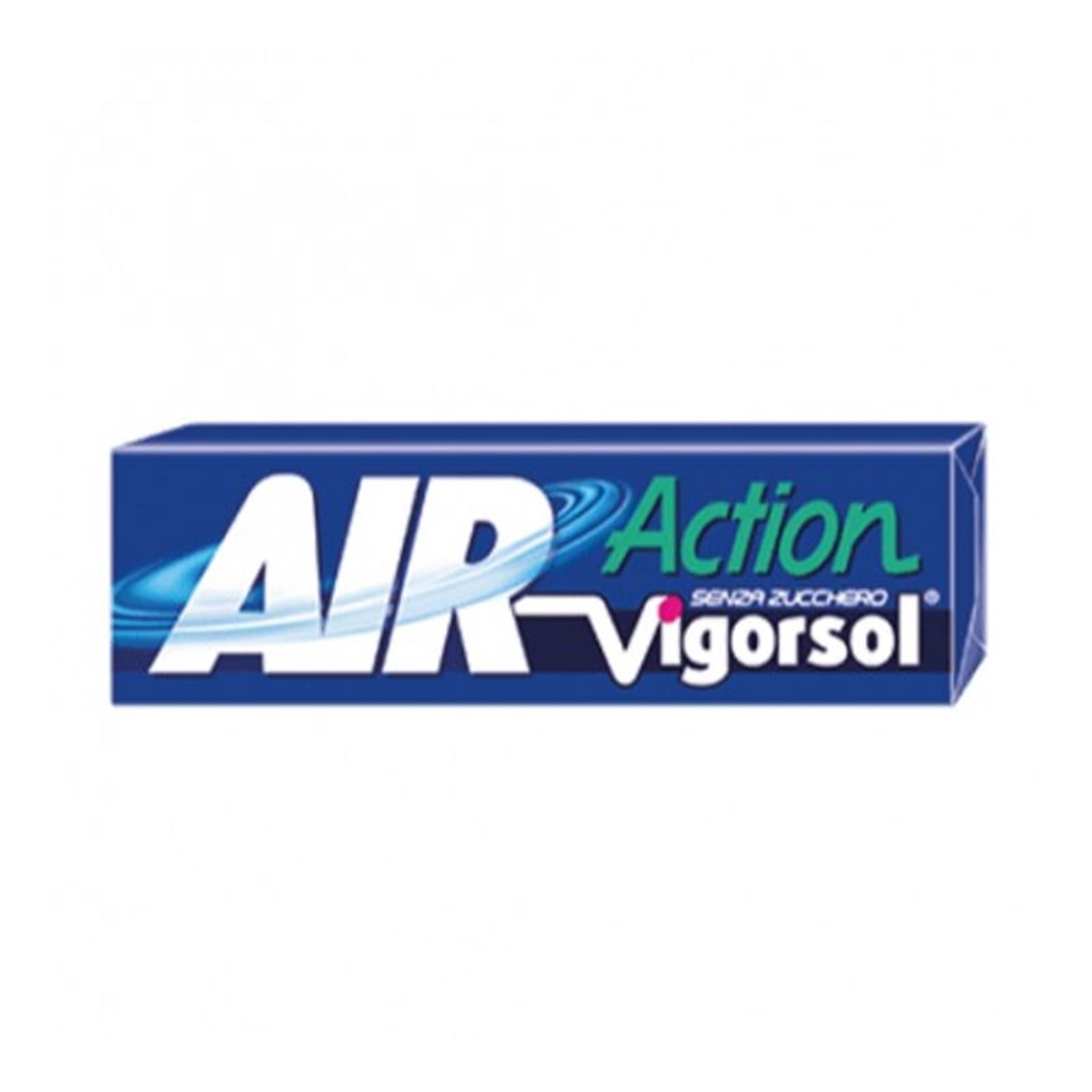 10 PACCHETTI GOMME VIGORSOL AIR ACTION BLU CHEWING GUM SFUSE FRESH AIR EXPLOSION
