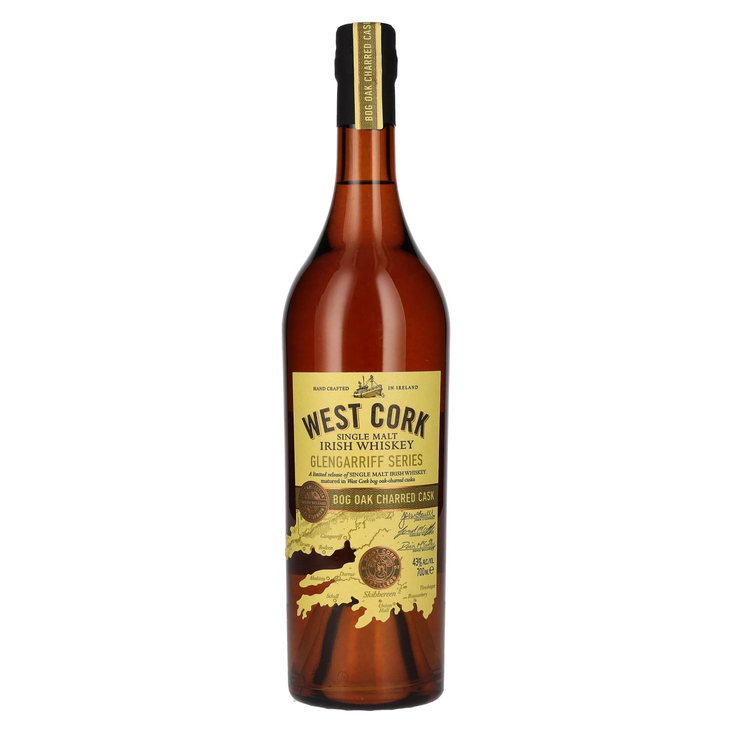 West Cork Glengarriff Series BOG OAK CHARRED CASK Single Malt Irish Whiskey