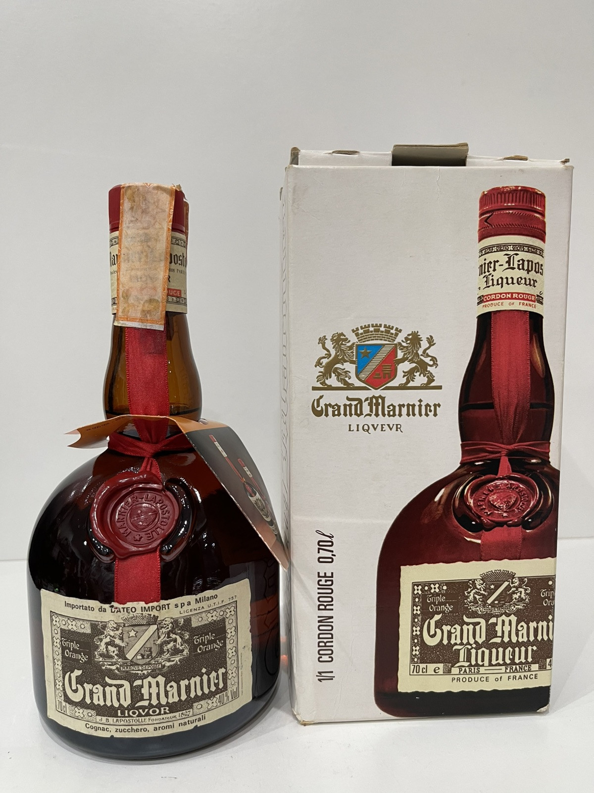 Grand Marnier Liquore Cognac Triple Orange Cordon Rouge 70 Cl 40% Vol Vintage