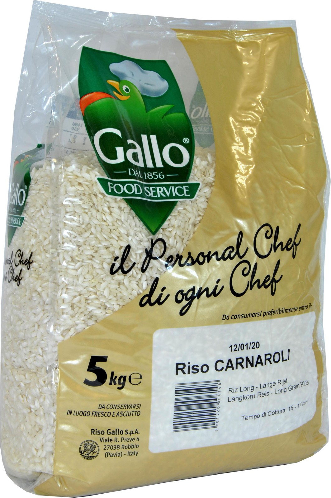 GALLO RISO CARNAROLI SUPERFINO KG.5