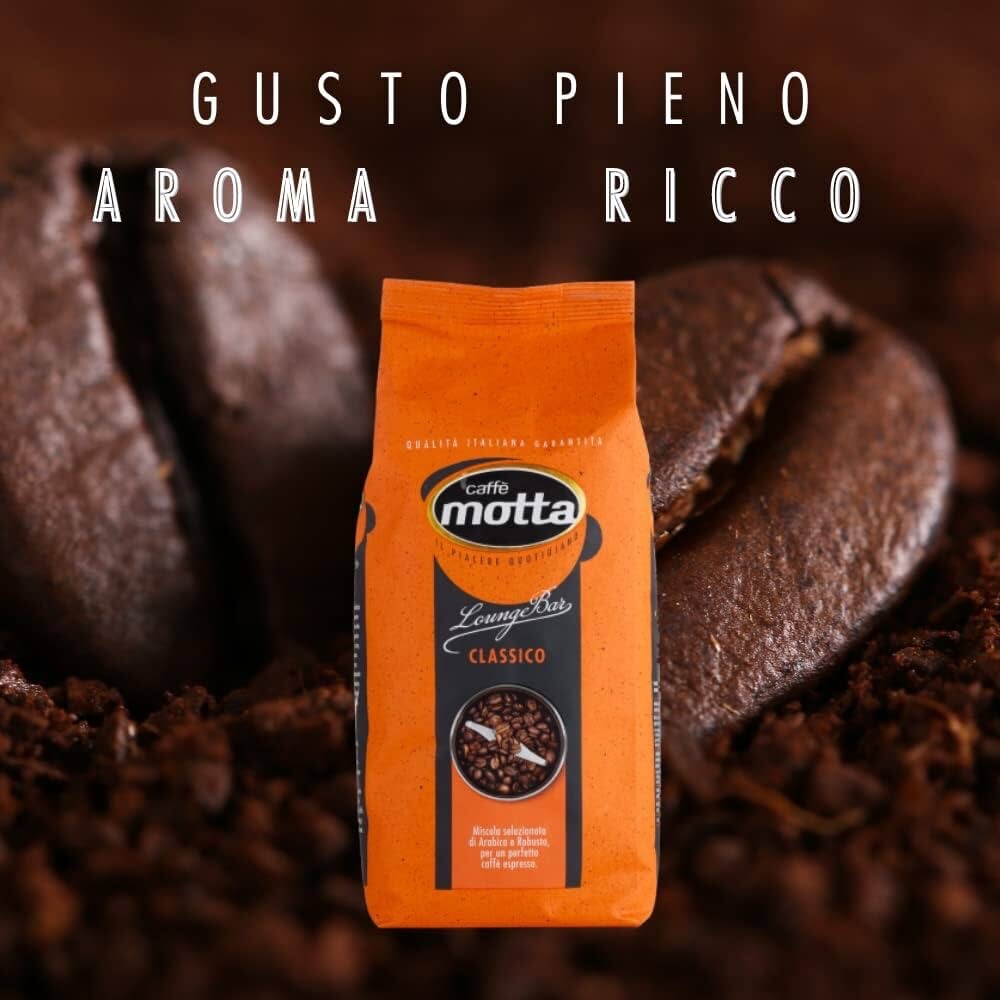 MOTTA CAFFE'  500 GR.  G. CLASSICO LOUNGE BAR SACCHETTO GRANI ARABICA ROBUSTA CM