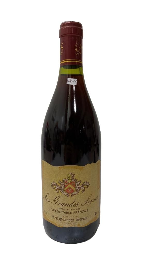 Vintage Bottle - Les Grandes Serres Marque Déposé Vin De Table Français 0,75 lt.