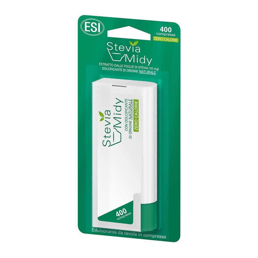 ESI Stevia Midy - Dolcificante naturale alla Stevia, 400 Compresse