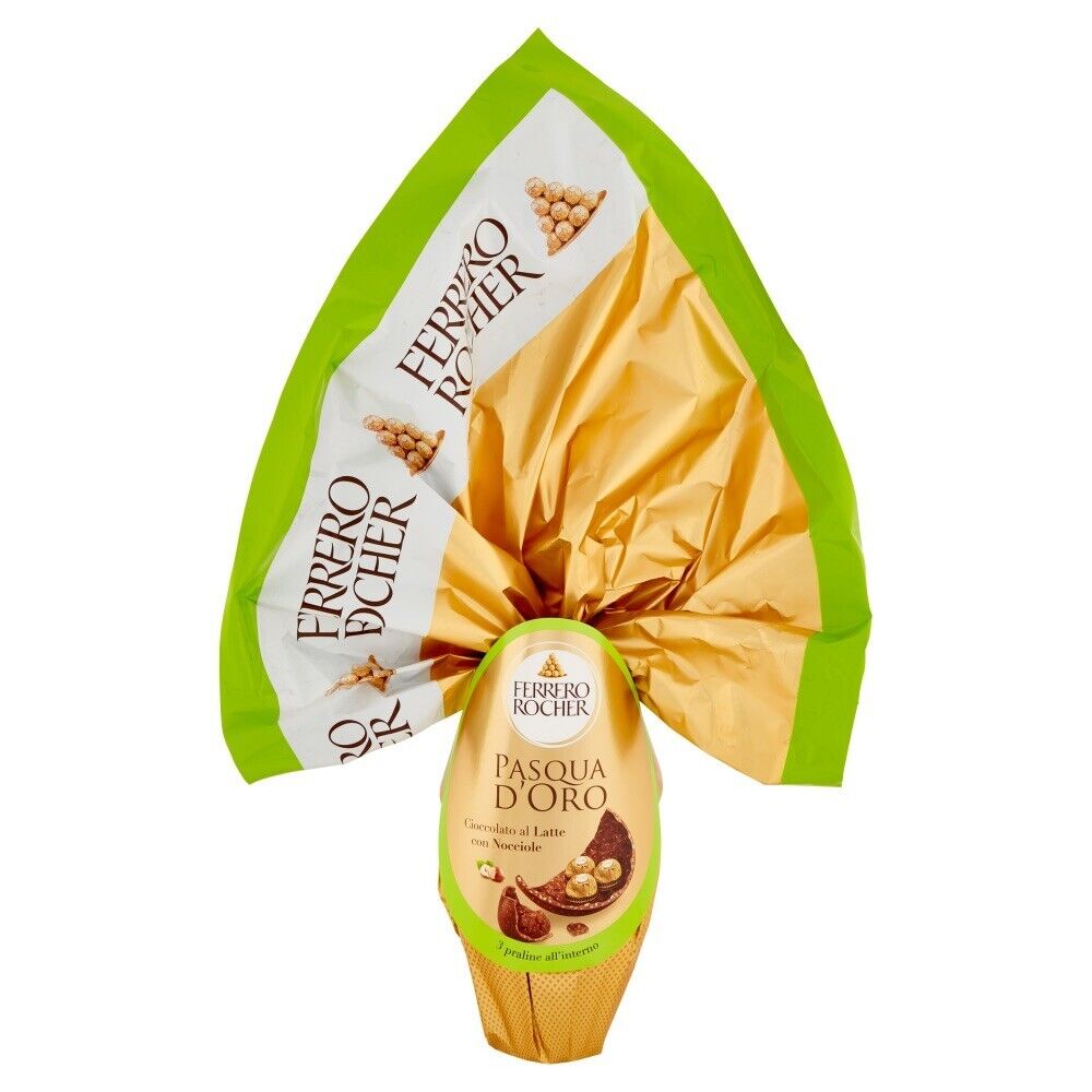 Ferrero Rocher Pasqua d'Oro Cioccolato al Latte con Nocciole 212,5 grammi