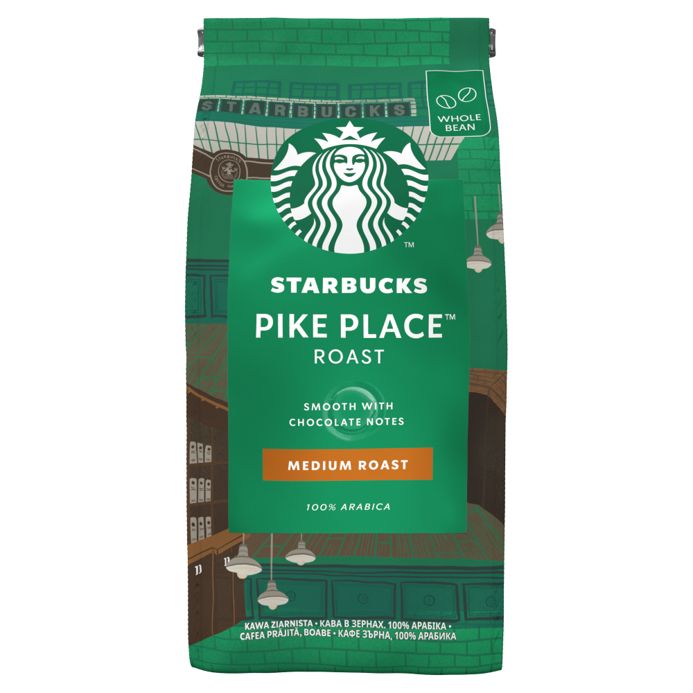Starbucks Pike Place Roast caffè in grani 200 g