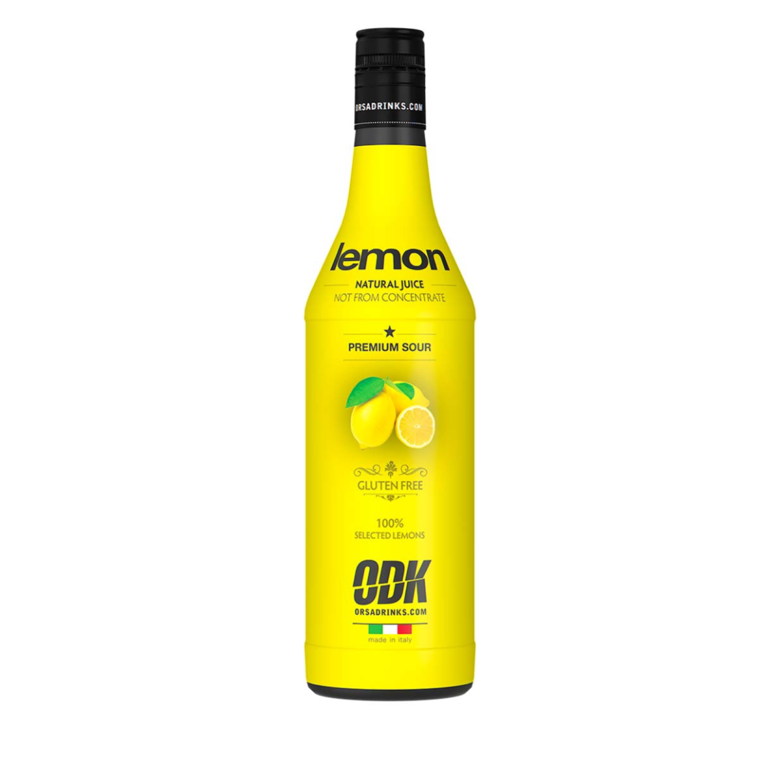 Succo di Limone Odk Succo di Limone 100%  Bottiglia Pet da 750 ml Senza Glutine