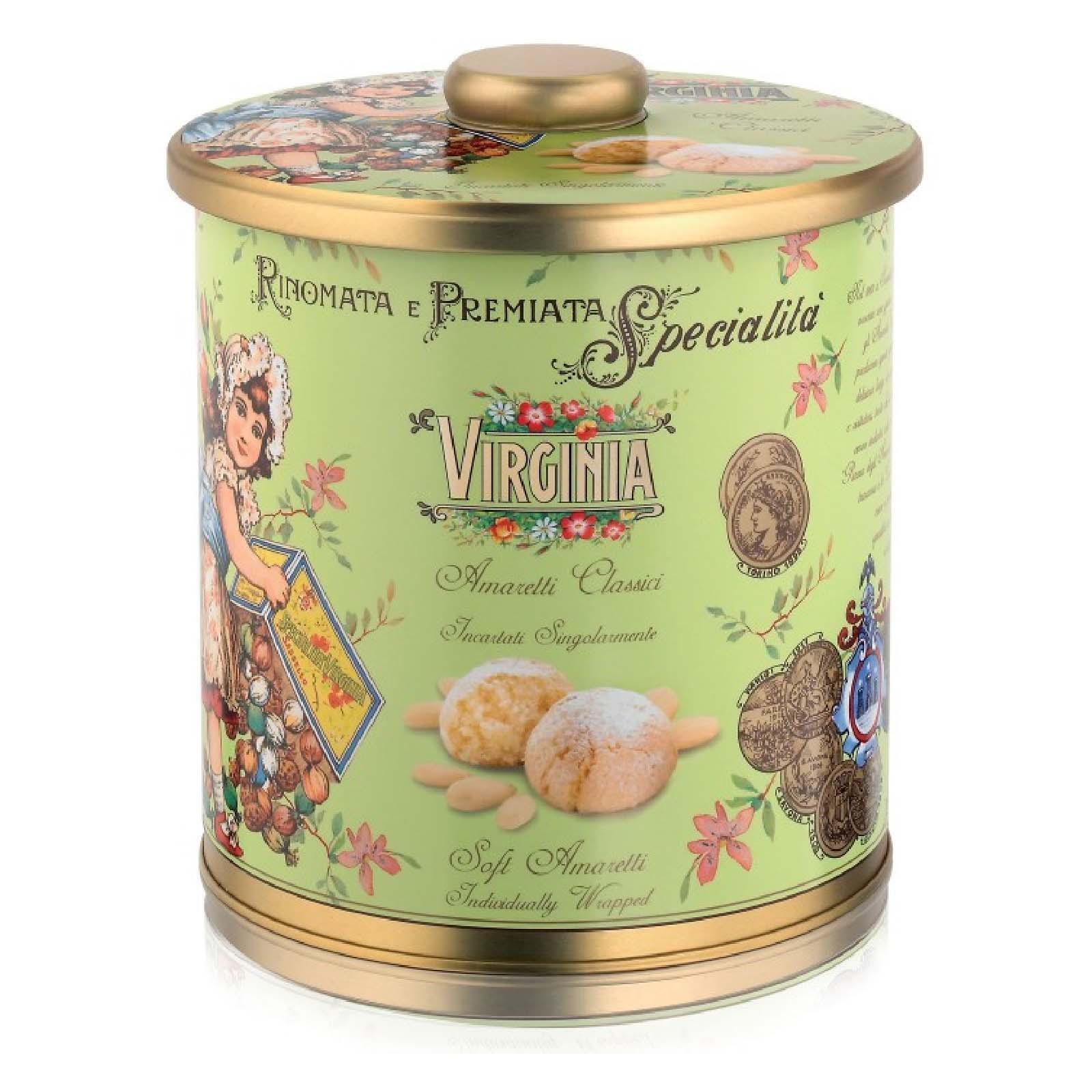 Amaretti Morbidi Amaretti Virginia Classico Incartati Singolarmente Metallo 220g