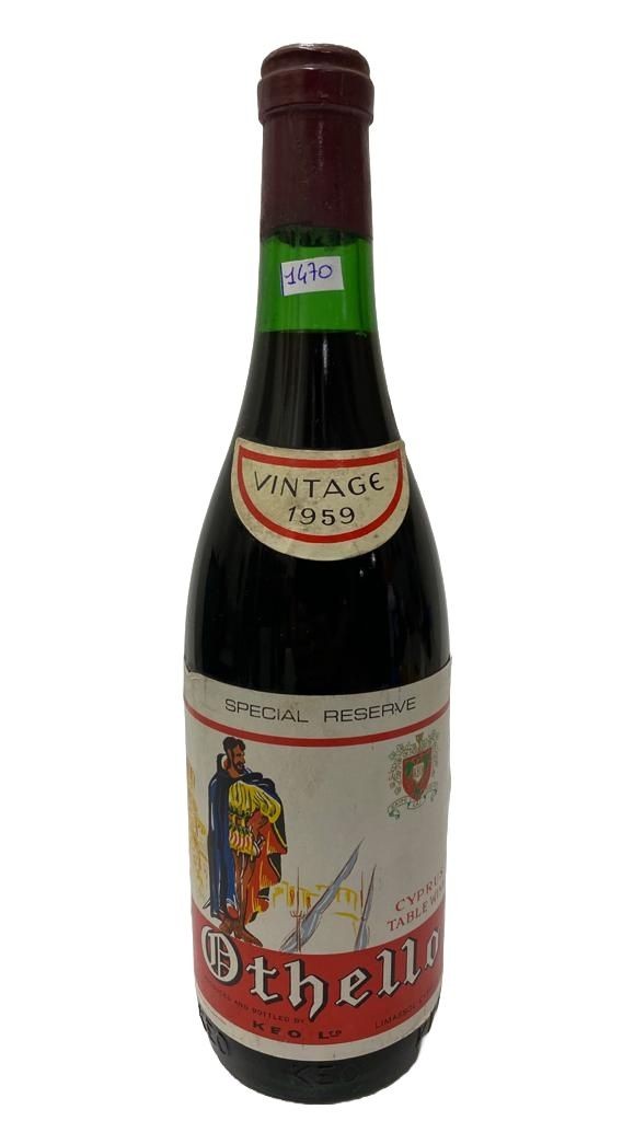 Vintage Bottle - Keo Ltd Othello Cyprus Table Wine Special Reserve 1959 0,75 lt.