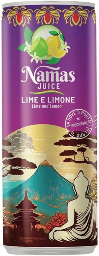 Namas Juice Bevanda Non Gassata Succo di Lime e Limone 250ml x 12