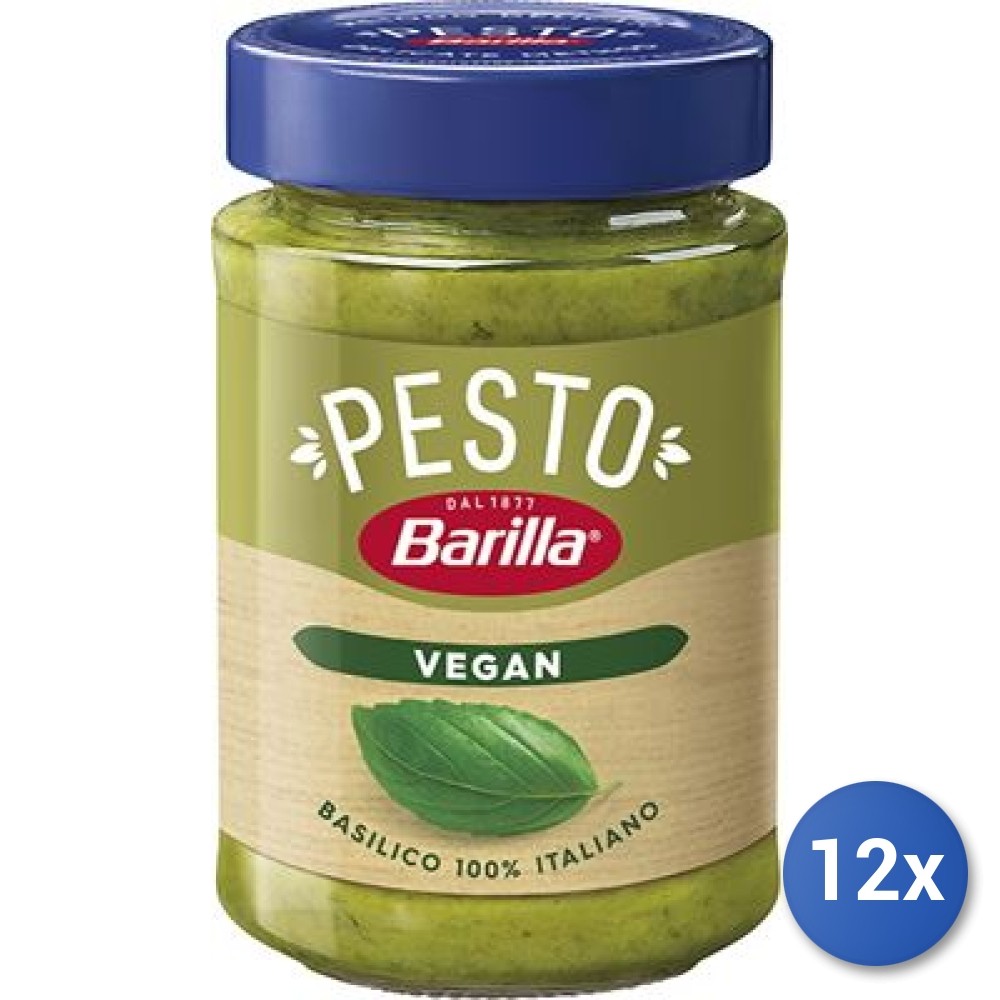 12x Bundle Pesto Barilla Gr 190 Genovese Vegan