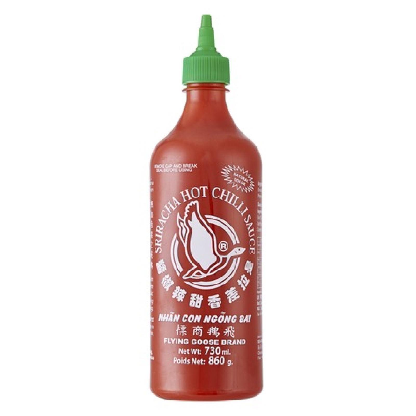 Salsa Piccante al Peperoncino Sriracha Hot Chilli Sauce 730 ml Asian Food