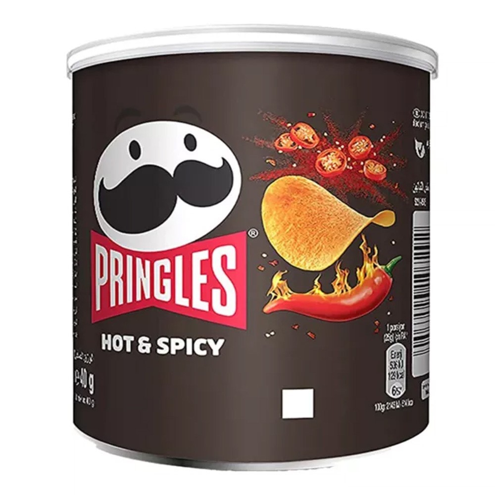 PRINGLES PATATINE HOT SPICY GR. 40 X 12 CONFEZIONI