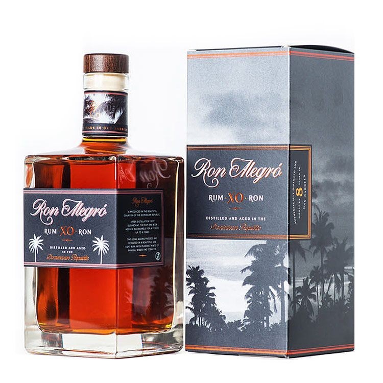Ron Alegrò - Rum Alegrò XO 8y OAK Barrel 0,70 lt. + Box