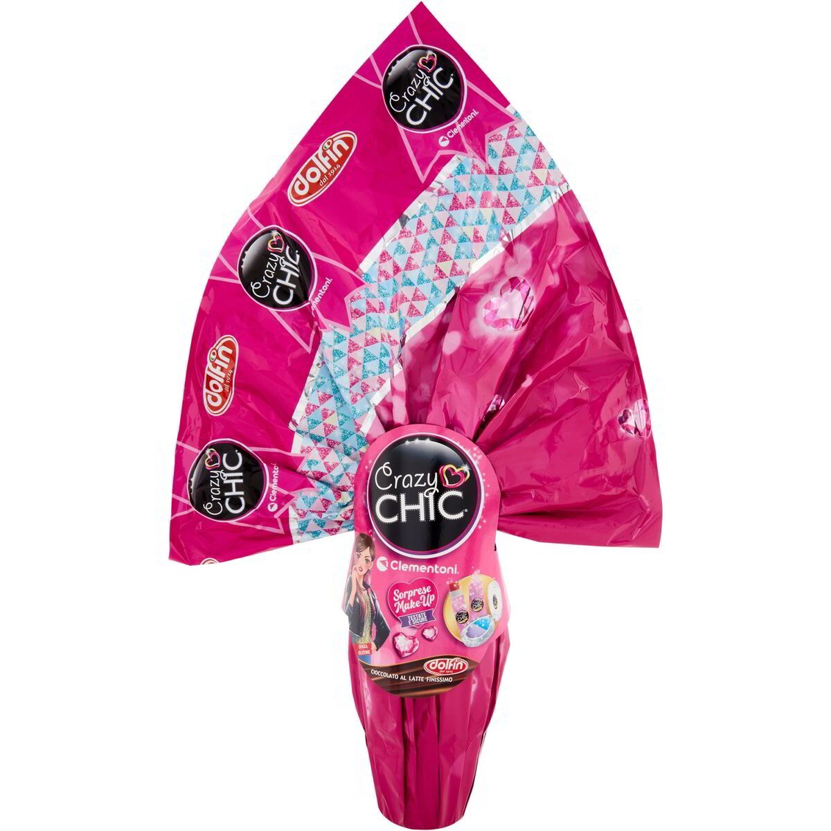 Dolfin uovo di pasqua cioccolato al latte Crazy Chic 220 Gr.