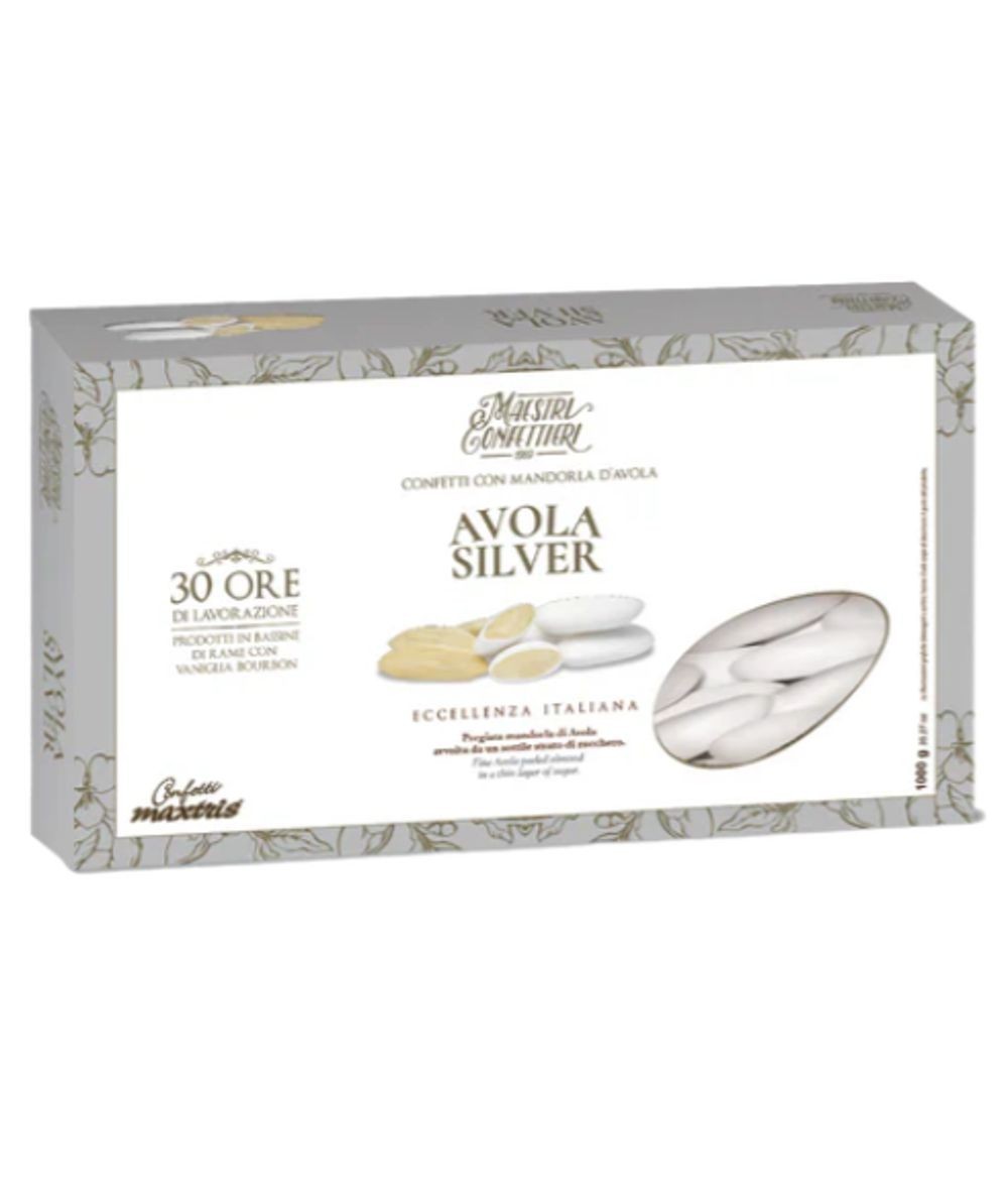 CONFETTI MAXTRIS AVOLA SILVER BIANCHI 1 KG