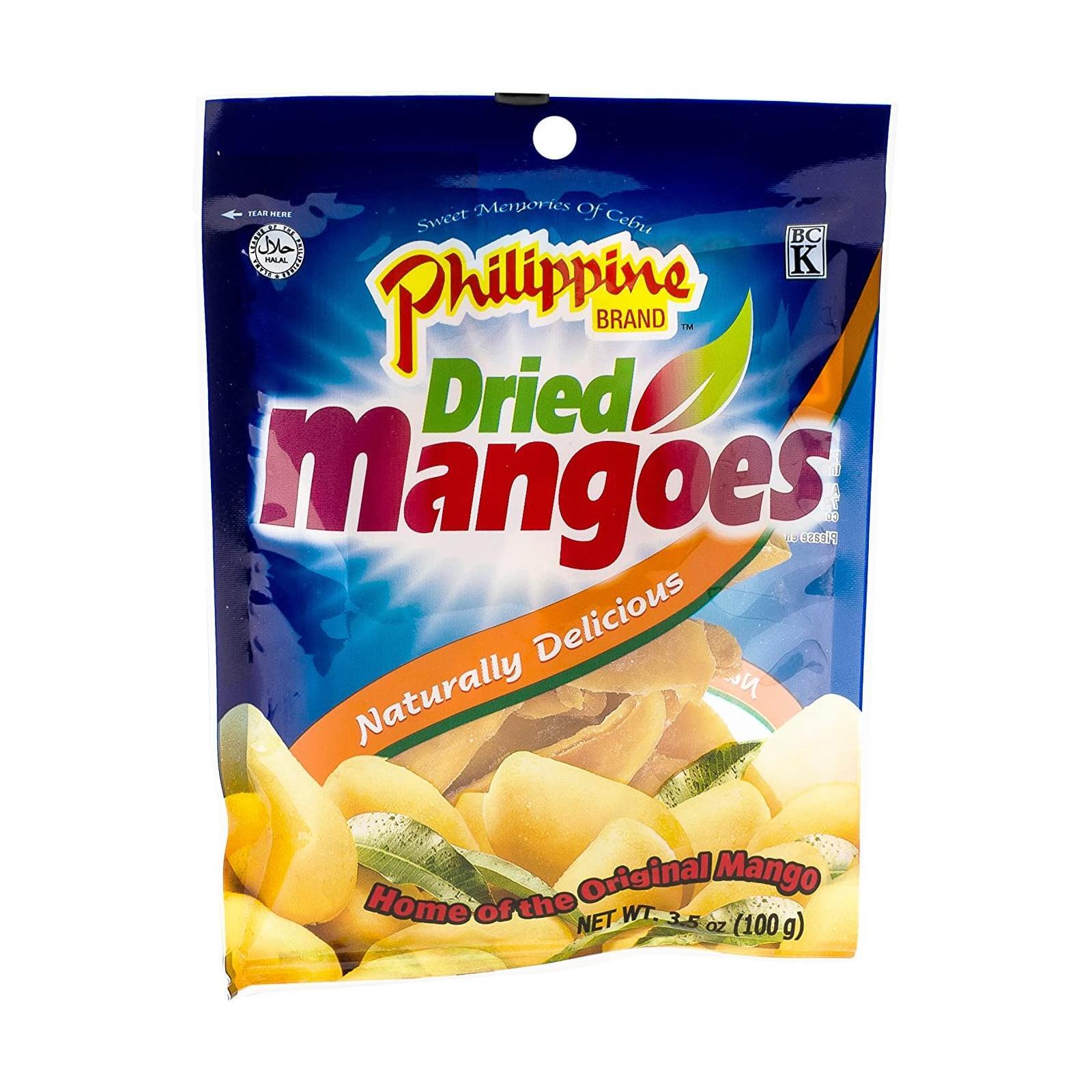 Dried Mango Mango Essicato Philippine Brand Busta da 100 g Fruttat Essiccata