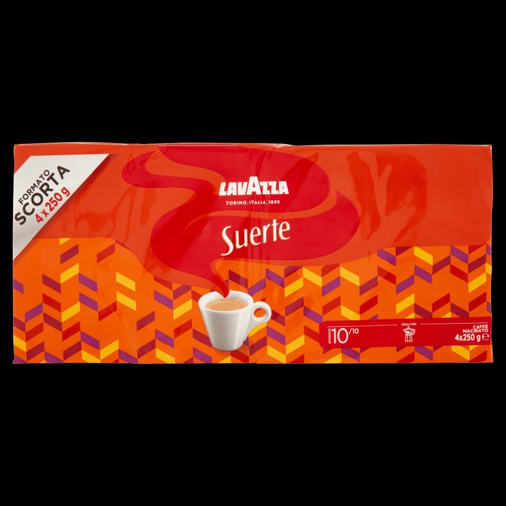 SUERTE INTENSITÀ 10 LAVAZZA GR.250X4