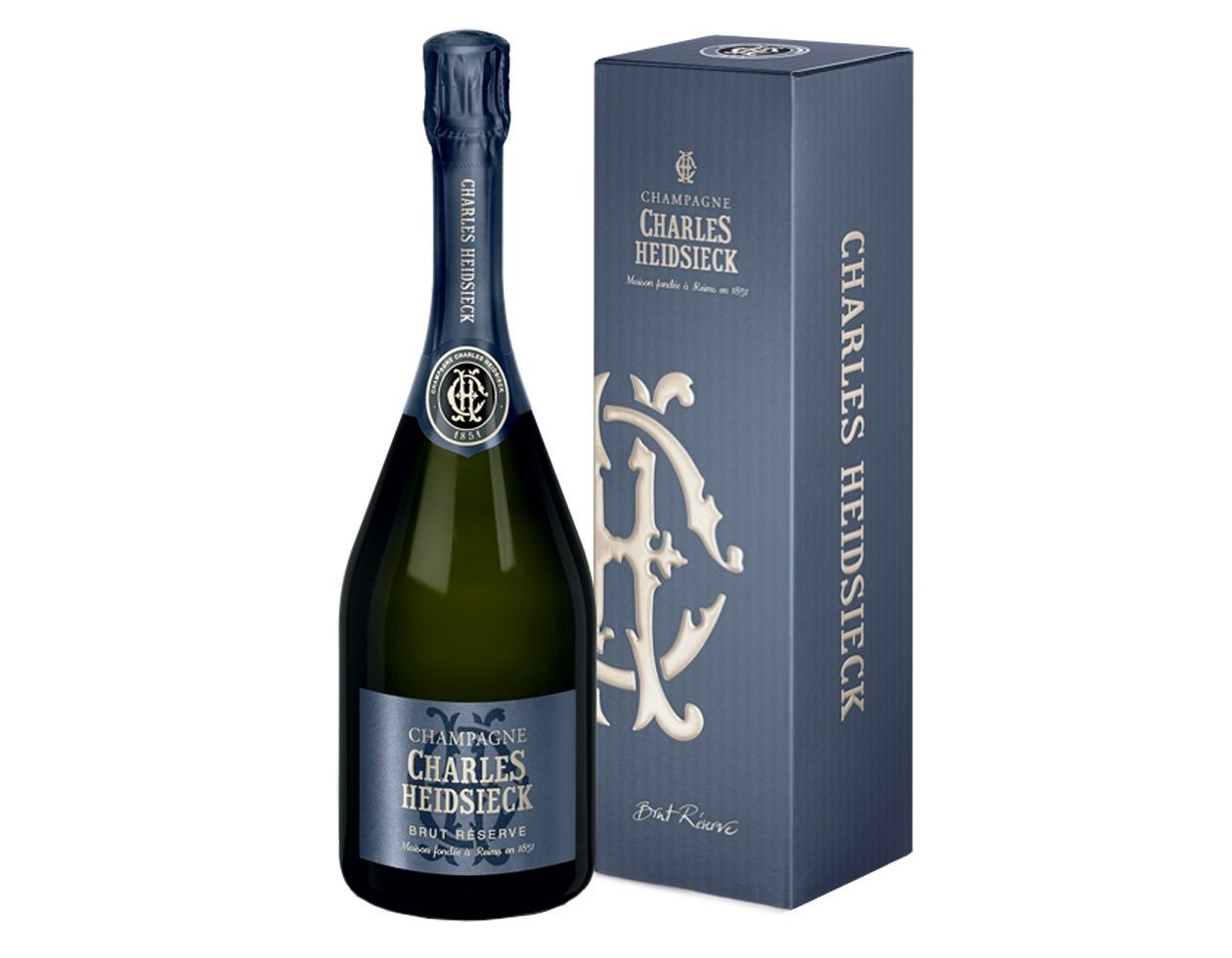 Charles Heidsieck - Champagne AOC "Brut Reserve" Brut 0,75 lt. + Box