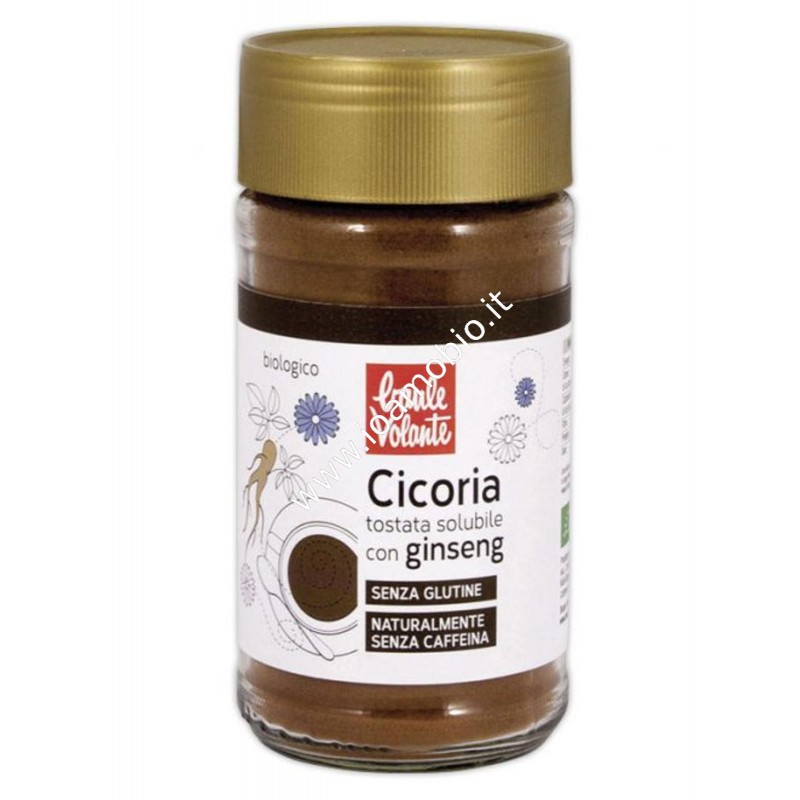 Cicoria Tostata Solubile con Ginseng 100g - Biologica Baule Volante