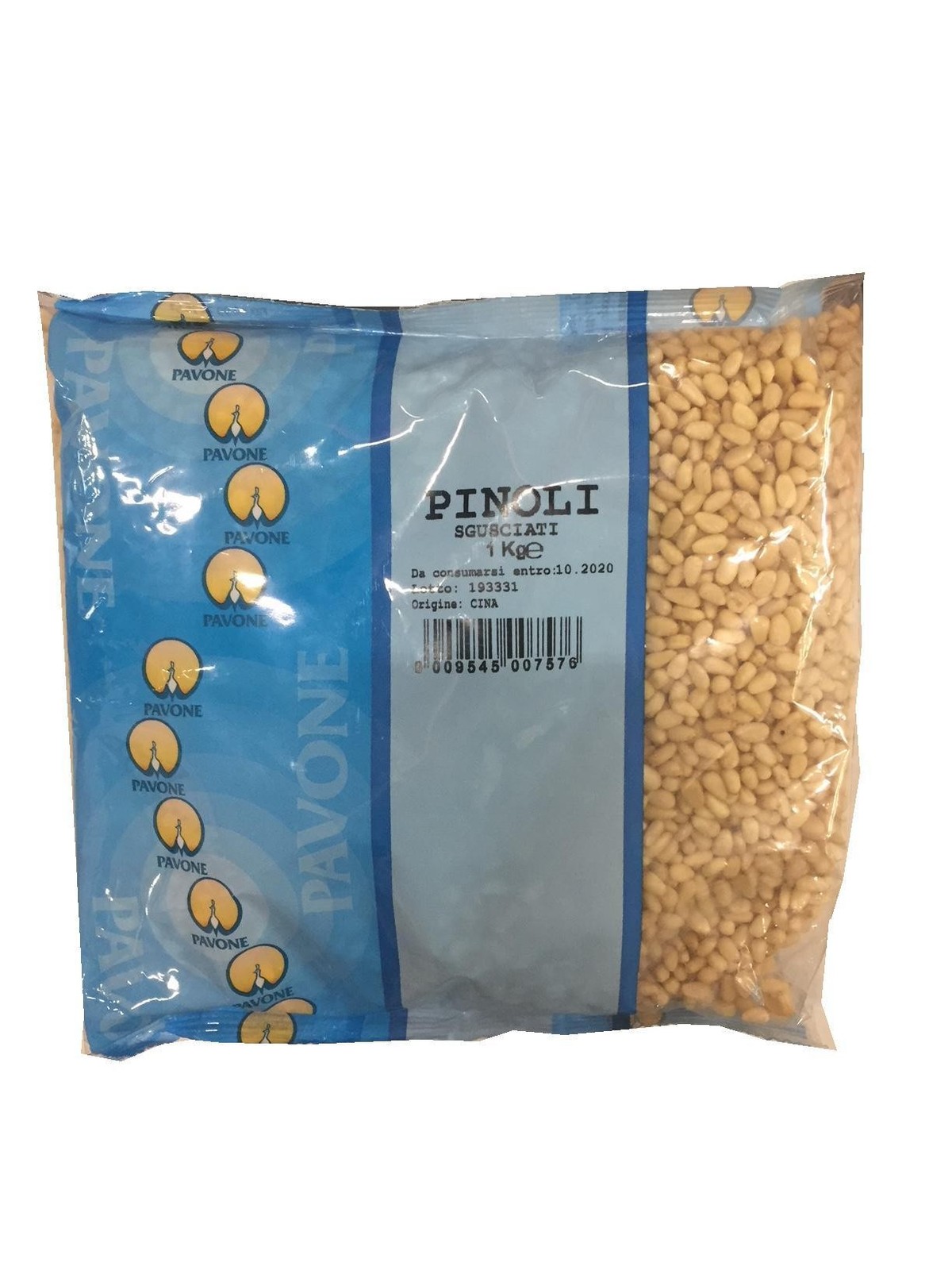PAVONE PINOLI DELLA CINA SGUSCIATI 1 KG