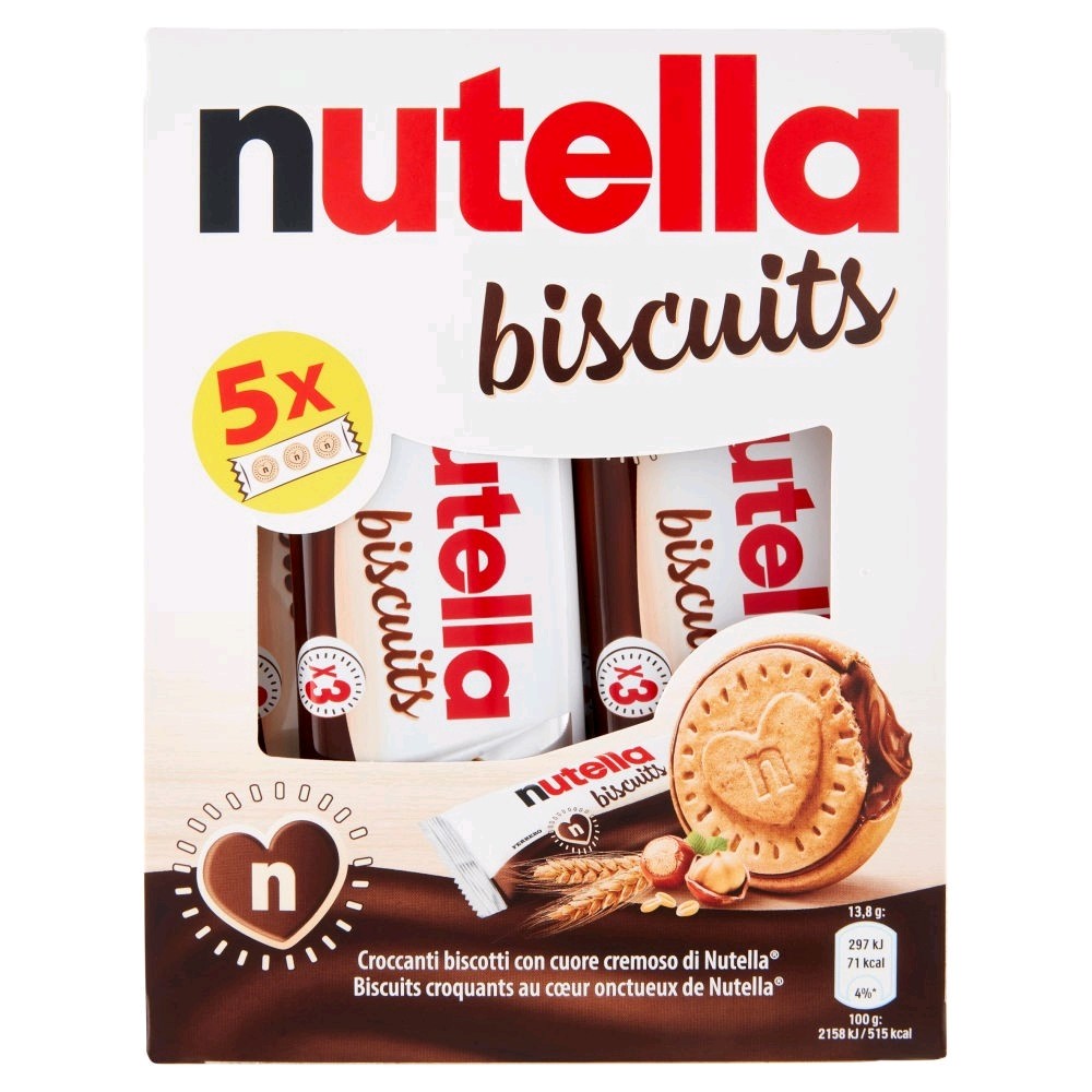 NUTELLA BISCUITS X5 FERRERO GR. 207