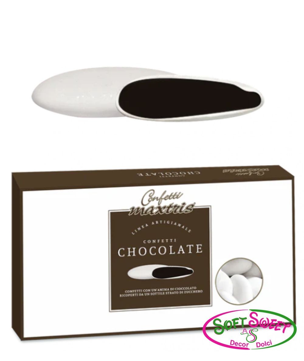 CONFETTI MAXTRIS AL CIOCCOLATO BIANCHI 1 KG