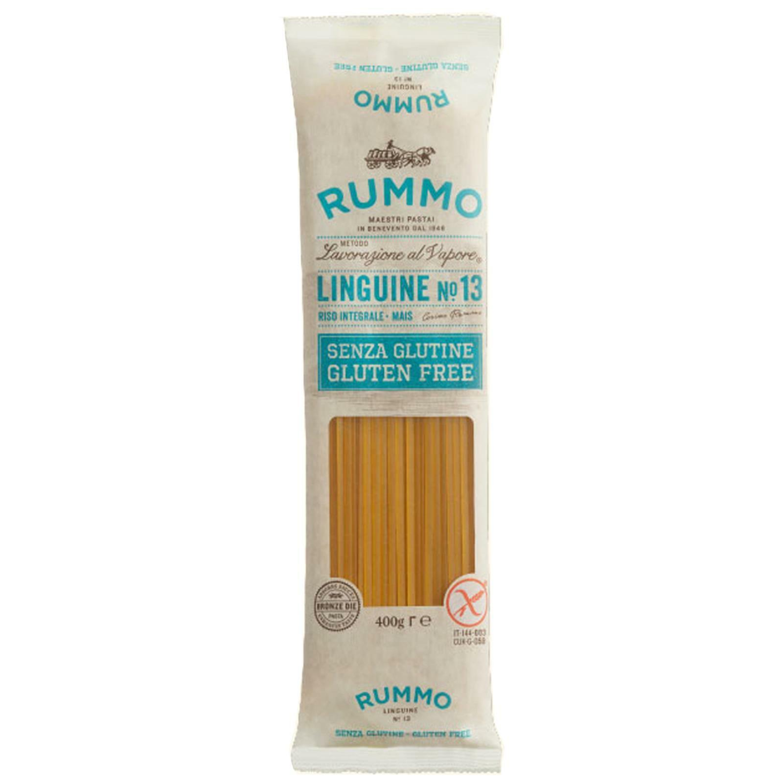 PASTA SENZA GLUTINE RUMMO 400 GR PASTIFICIO RUMMO LINGUINE N° 13 GLUTEN FREE